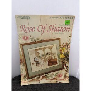 Leisure Arts 1989 Rose of Sharon Cross Stitch Pattern Leaflet #776 Paula Vaughan